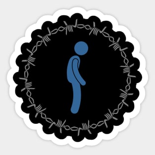 Social Anxiety Sticker